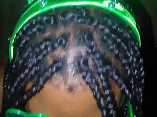 Sloppy Ebony Deepthroat Holiday
