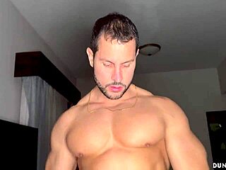 Pantyhose toes and feet get rubbed all over his cock