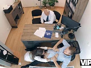 vip4k hot young mina k seduced loan manager and won