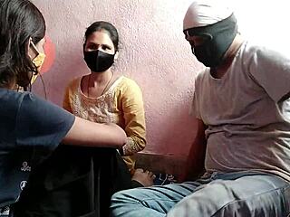 xxx threesome sex with step sister and best friend hindi audio
