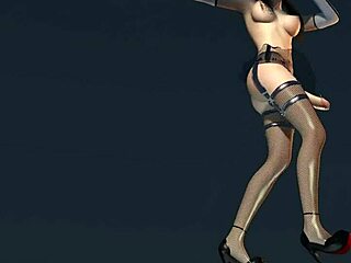 Cute Tranny In Ripped Clothes Shows Off Dance Moves