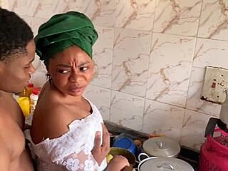 AFRICAN STEP MOTHER AND SON MASSAGE BEDROOM