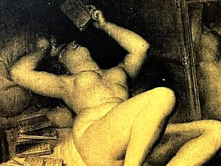 Vintage erotic drawings from antique times