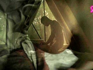Intimate anal sex in cabin with petite blonde